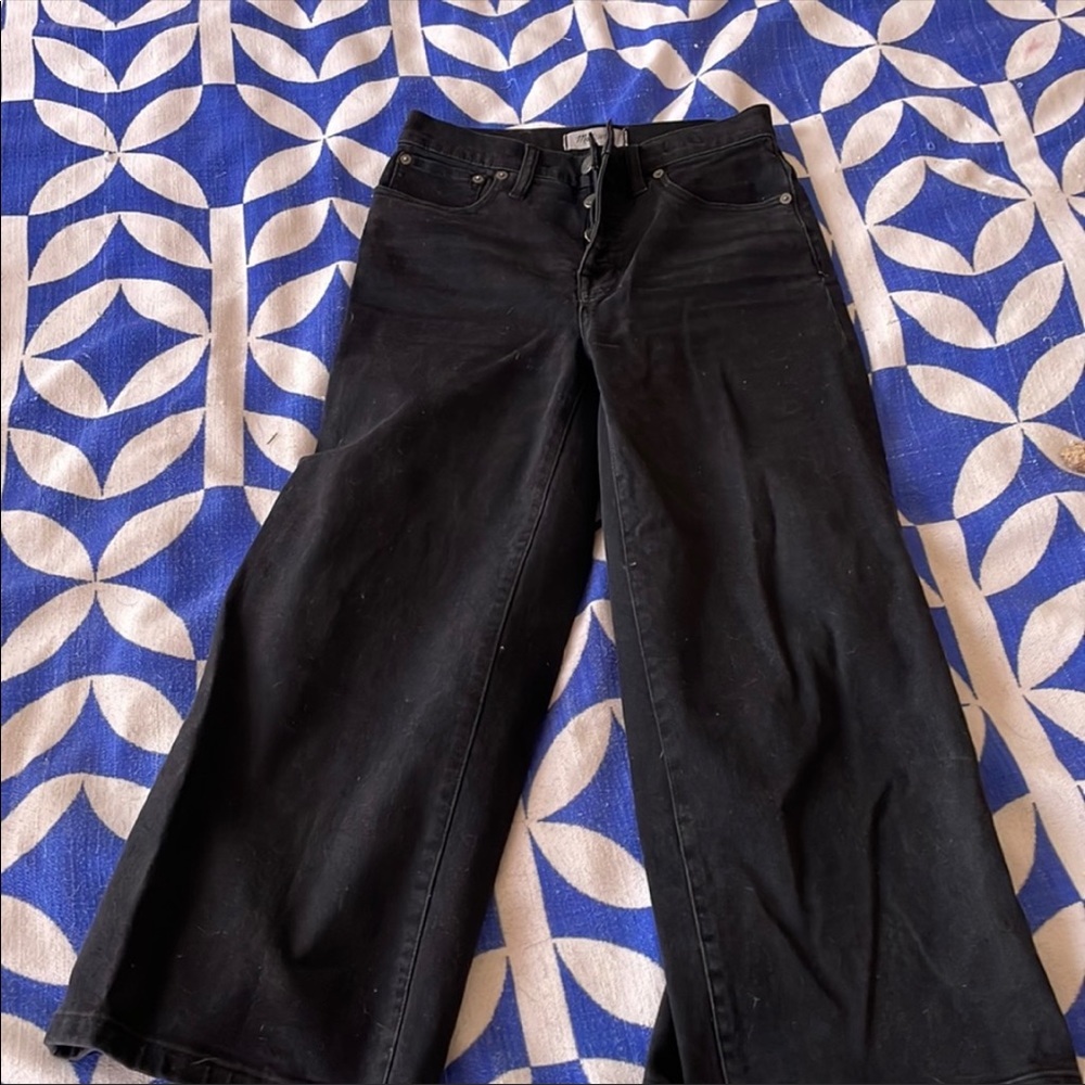 Madewell wide leg crop jeans